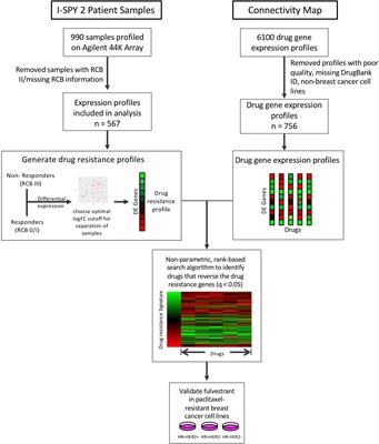 Computational drug repositioning for the identification of new agents to sensitize drug-resistant breast tumors across treatments and receptor subtypes